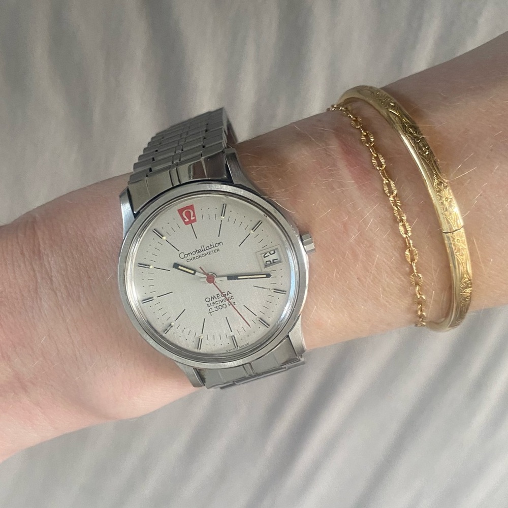 Working Vintage Omega Constellation Chronometer F300 Men’s Watch - Picture 9 of 10
